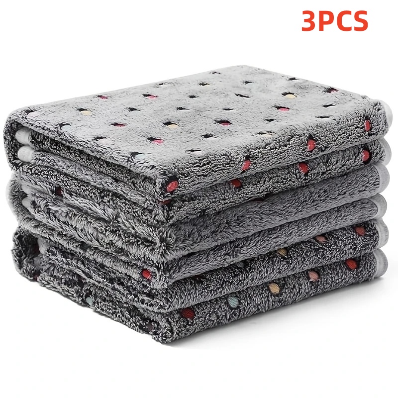 Pet Supplies Delivery - 3 pçs macio fofo cobertor para