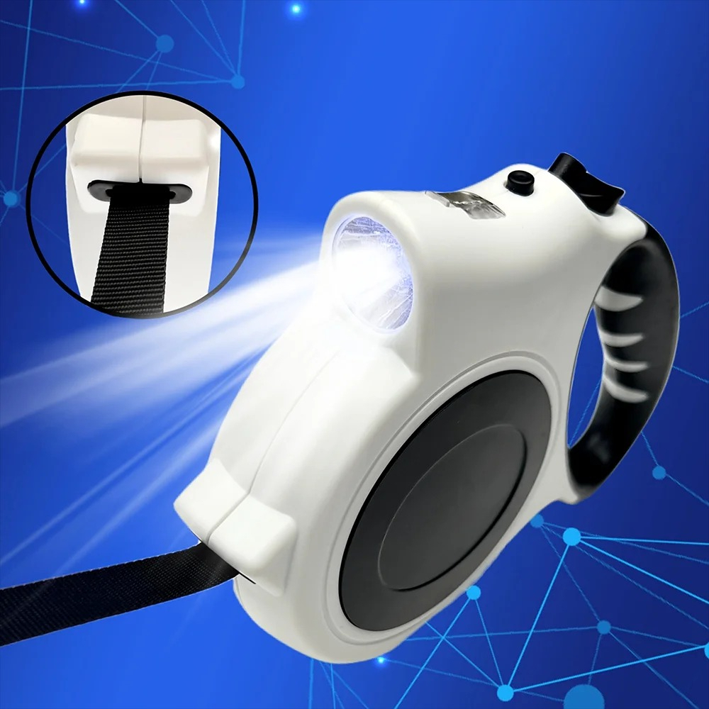 1 peça de trela retrátil ilumi - Retractable Dog Leash avaliação e preço