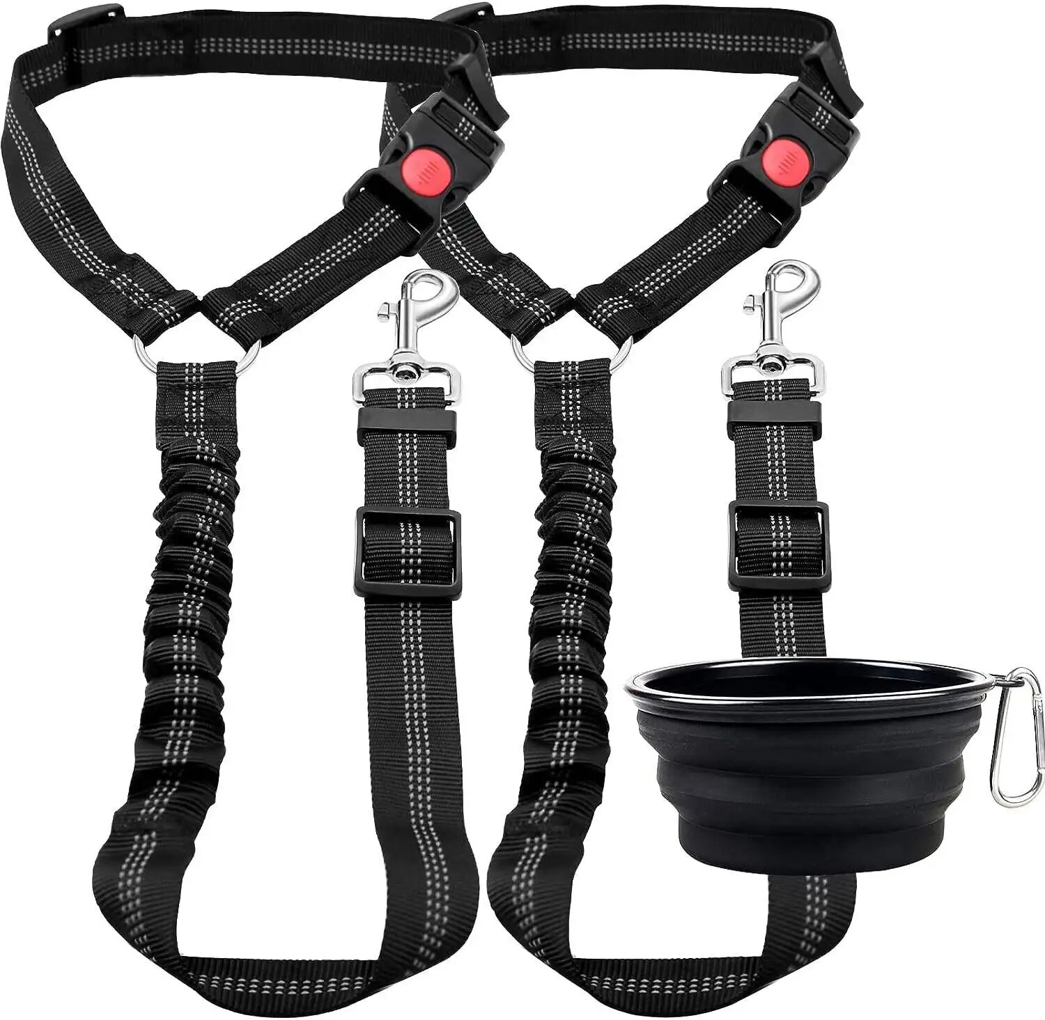 1 pçs cinto de segurança do ca - Retractable Dog Leash avaliação e preço